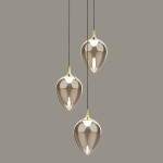 Фото 3 Подвесной светильник MD24001012-3A brass/champagne