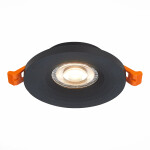 Фото 3 ST205.408.01 Св-к встр. Черный GU10 1*50W  D95xH27 220V Без ламп Встраиваемые светильники