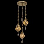 Фото 3 CL419135 Каир Мозаика Янтарь Подвес