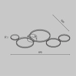 Фото 4 Потолочный светильник Maytoni MOD448CL-L40WK