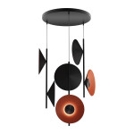 Фото 3 SL3003.403.09 Светильник подвесной ST-Luce Черный/Оранжевый, Черный LED 9*2W 3000K SENTITO