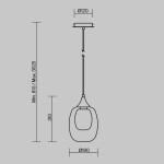 Фото 4 Подвесной светильник Maytoni MOD016PL-01BS1