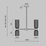 Фото 3 Подвесной светильник Maytoni MOD302PL-10CG