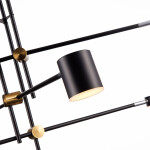 Фото 1 SL1604.432.06 Светильник потолочный ST-Luce Черный, Латунь/Черный LED 6*5W 3000K RODRIGO