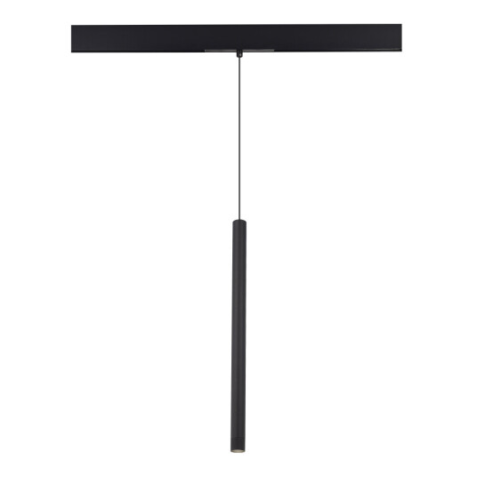 Фото ST683.446.08 Магнитный трековый светильник Черный LED 1*8W 4000K 450Lm Ra90 24° IP20 D30xH500 48V SKYLINE 48