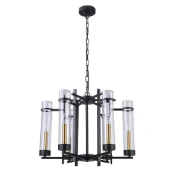 Фото Подвесная люстра Arte Lamp HUGO A1688LM-6BK