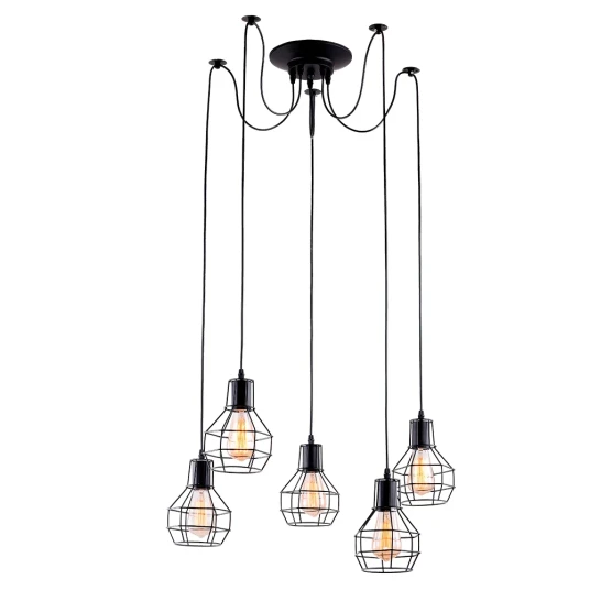 Фото Подвесная люстра Arte Lamp SPIDER A1109SP-5BK