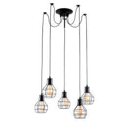 Фото Подвесная люстра Arte Lamp SPIDER A1109SP-5BK