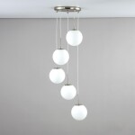 Фото 1 CL102054 Томми Хром Мат.+ Белый Св-к Подвес