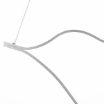 Фото 1 SL6106.103.56 Светильник подвесной ST-Luce Никель/Белый LED 1*56W 4000K CORTILE