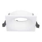 Фото ST263.518.01 Св-к встр.Белый GU10 1*50W IP20 L85xW85xH30 220V Без ламп,Патрон приобретается отдельно Встраиваемые светильники