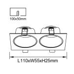 Фото 1 9170 Встраиваемый светильник ANTILLA