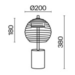 Фото 2 Настольный светильник Maytoni P060TL-L12BK