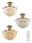 Фото 3 Люстра светодиодная хрустальная 19321/25IV/LED-DIM G Bohemia Ivele Crystal