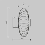 Фото 1 Настенный светильник (бра) Maytoni MOD555WL-L4CH4K