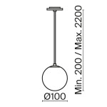 Фото 3 Подвесной светильник Technical P039PL-5W3K-10INS-B