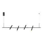 Фото SL6210.403.04 Светильник подвесной ST-Luce Черный/Черный, Золотистый LED 4*3W 3000K ЛИЛИТ