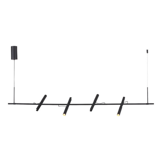 Фото SL6210.403.04 Светильник подвесной ST-Luce Черный/Черный, Золотистый LED 4*3W 3000K ЛИЛИТ