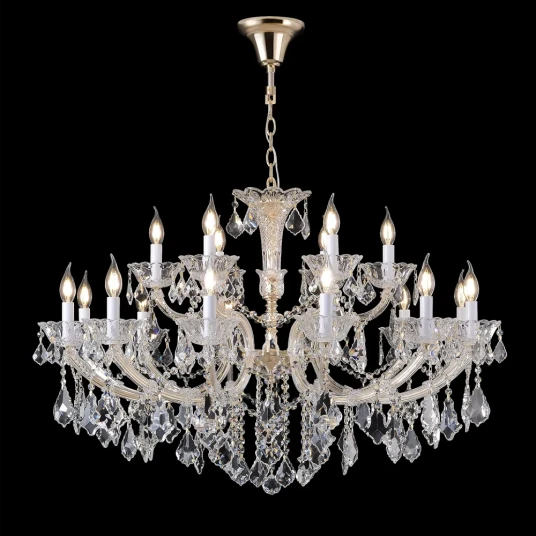 Фото Люстра Crystal Lux CRISTELLE SP12+6 GOLD
