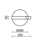 Фото 10 Настенный светильник (бра) Maytoni MOD379WL-L6B3K