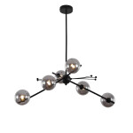 Фото Люстра 9303P-6 black/smoky