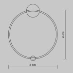 Фото 1 Настенный светильник (бра) Maytoni MOD005WL-L22BSK1