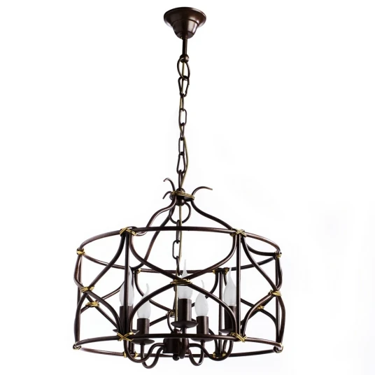 Фото Подвесная люстра Arte Lamp BELLATOR A8959SP-5BR
