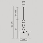 Фото 1 Подвесной светильник Maytoni MOD298PL-01W1