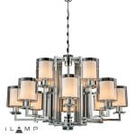 Фото 4 Светильник подвесной iLamp King RM6201-8+4 CR+CL