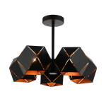 Фото 2 SL258.402.05 Люстра потолочная ST-Luce Черный/Черный, Золото E14 5*40W ENIGMA