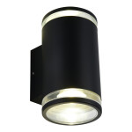 Фото 1 SL9009.401.02 Светильник уличный настенный ST-Luce черный/белый GU10 2*50W TUBO