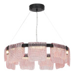 Фото 3 SL6021.403.54 Светильник подвесной ST-Luce черный/розовый LED 1*54W 3000K ВУАЛЬ