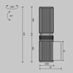 Фото 4 Настенный светильник (бра) Maytoni MOD475WL-02B