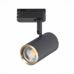 Фото 1 ST301.436.01 Св-к трек. Черный GU10 1*50W L104xW54xH111 220V Без ламп Однофазная трековая система