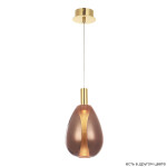 Фото 4 Светильник подвесной Crystal Lux GAUDI SP4W LED COPPER