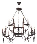 Фото 2 Люстра Crystal Lux SUERTE BROWN SP12+6