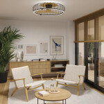 Фото 25 7808 Люстра потолочная-вентилятор NATURE