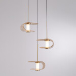 Фото 4 Подвесной светильник MD24020901-3A gold/cognac