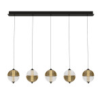 Фото 3 Подвесной светильник MD24022079-5B black/amber