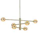 Фото 1 Люстра MX22030002-6A gold/champagne