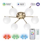 Фото 5 CL228A163 Адам Смарт Бронза Св-к Люстра