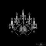 Фото 2 Бра хрустальные 1402B/2+2+1/195/XL Ni Bohemia Ivele Crystal