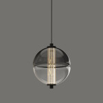 Фото 5 Подвесной светильник MD24022079-1A black/smoky