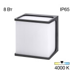 Фото 4 CLU0801 DOMUS Черный Св-к Настенный