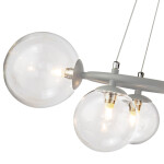 Фото 1 Люстра Wendt 9 grey/clear