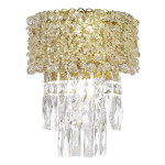 Фото 3 SL1637.301.02 Светильник настенный ST-Luce Латунь/Прозрачный, Янтарный E14 2*60W SELINE