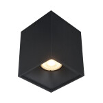 Фото ST168.402.01 Светильник потолочный Черный GU10 1*50W IP20 L82,5xW82,5xH104 220V Без ламп Накладные светильники