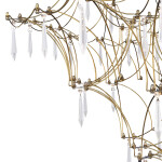 Фото 1 SL6601.213.114 Светильник подвесной ST-Luce Золотистый/Прозрачный LED 114*0,5W 3000K ГРАВЕТТА