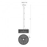 Фото 2 Подвесная люстра iLAMP Panorama D4688-50 SGD