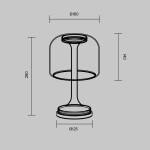 Фото 1 Настольный светильник Maytoni MOD286TL-L8B3K